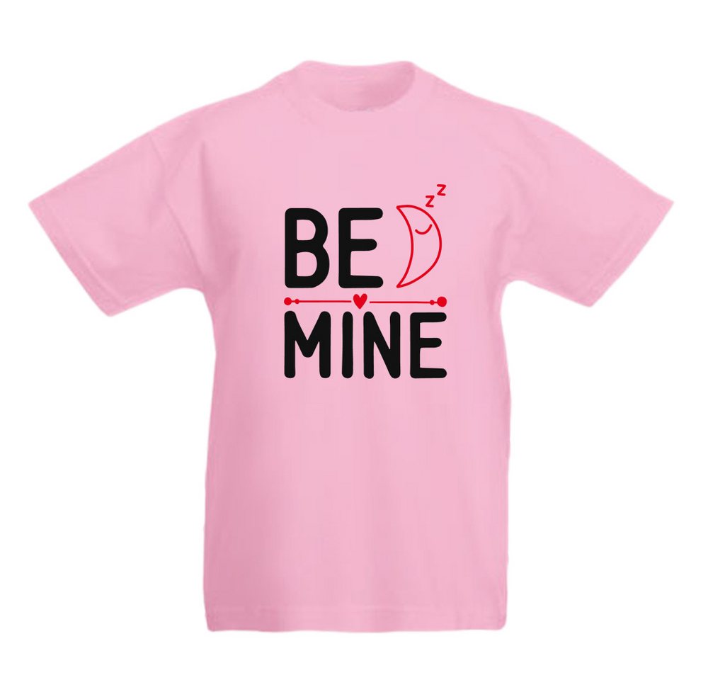 G-graphics T-Shirt Be mine Kinder T-Shirt mit schönem Print zum Valentinstag von G-graphics