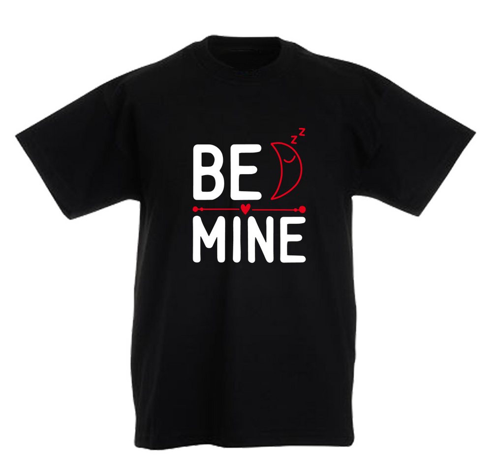 G-graphics T-Shirt Be mine Kinder T-Shirt mit schönem Print zum Valentinstag von G-graphics