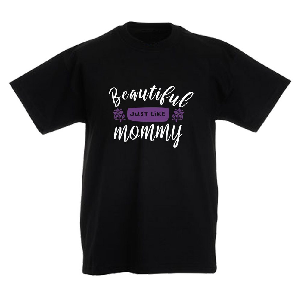 G-graphics T-Shirt Beautiful like mommy Kinder T-Shirt, mit Spruch / Sprüche / Print / Aufdruck von G-graphics