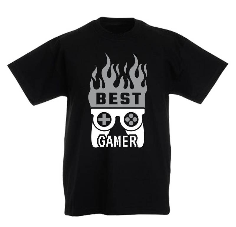 G-graphics T-Shirt Best Gamer Kinder T-Shirt mit coolem Frontprint für Gamer*innen von G-graphics