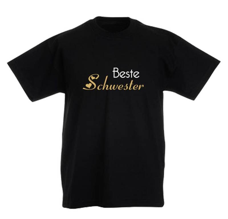 G-graphics T-Shirt Beste Schwester Kinder T-Shirt mit coolem Spruch als Frontprint von G-graphics