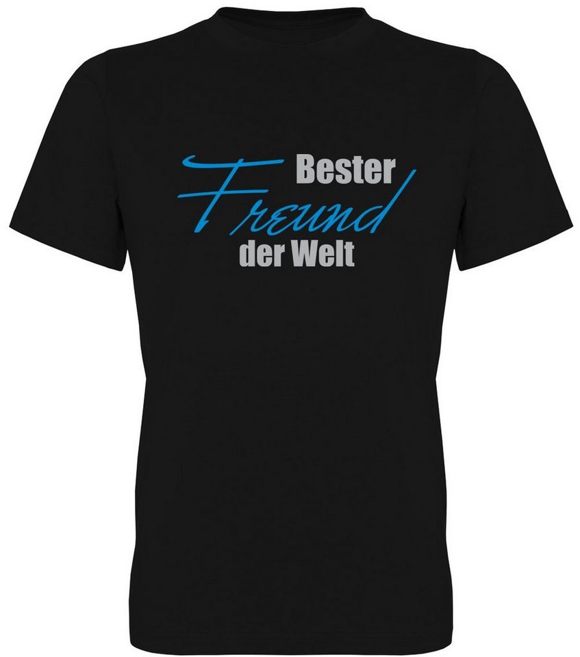 G-graphics T-Shirt Bester Freund der Welt Herren T-Shirt mit Statement / Spruch / Motiv als Frontprint von G-graphics