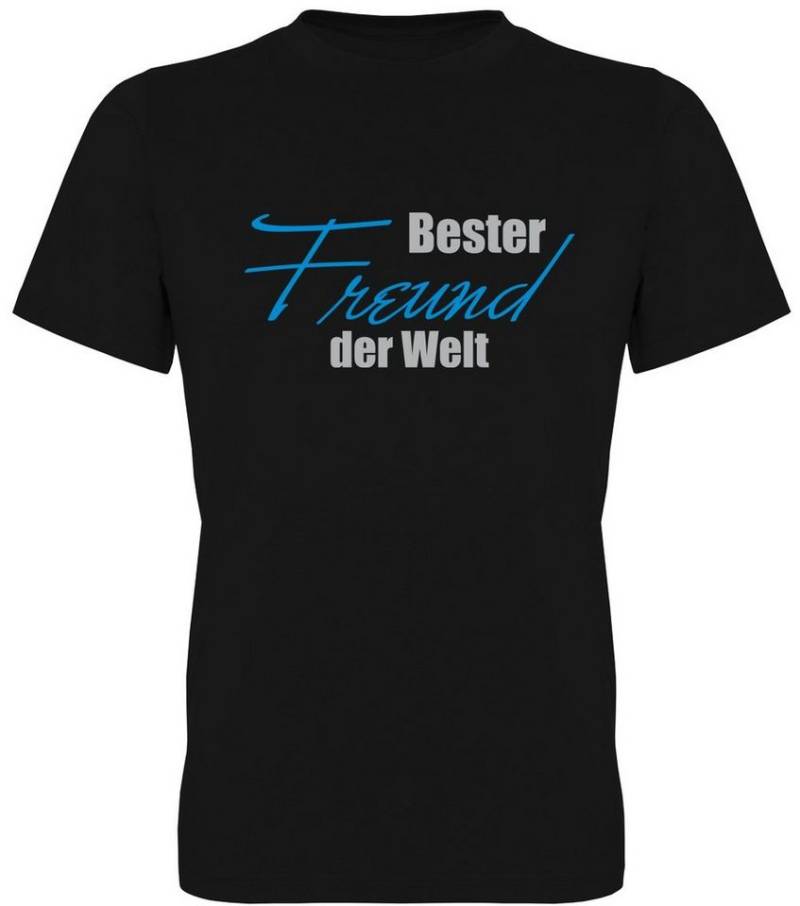 G-graphics T-Shirt Bester Freund der Welt Herren T-Shirt mit Statement / Spruch / Motiv als Frontprint von G-graphics