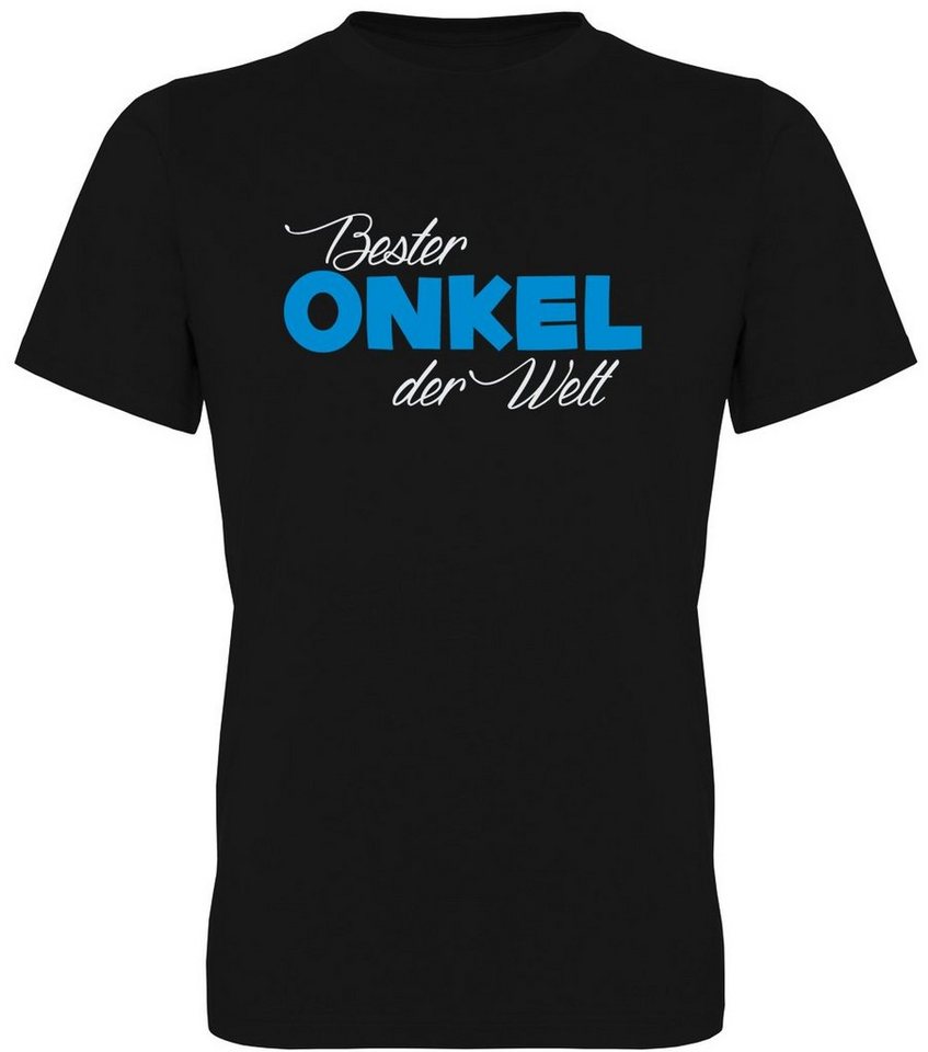 G-graphics T-Shirt Bester Onkel der Welt Herren T-Shirt, mit trendigem Frontprint, Aufdruck auf der Vorderseite, Spruch/Sprüche/Print/Motiv, für jung & alt von G-graphics