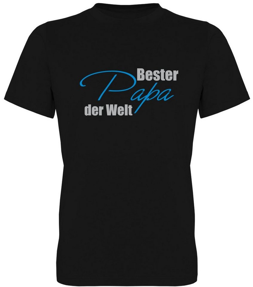 G-graphics T-Shirt Bester Papa der Welt Herren T-Shirt mit Frontprint-Motiv für den besten Papa zum Vatertag von G-graphics