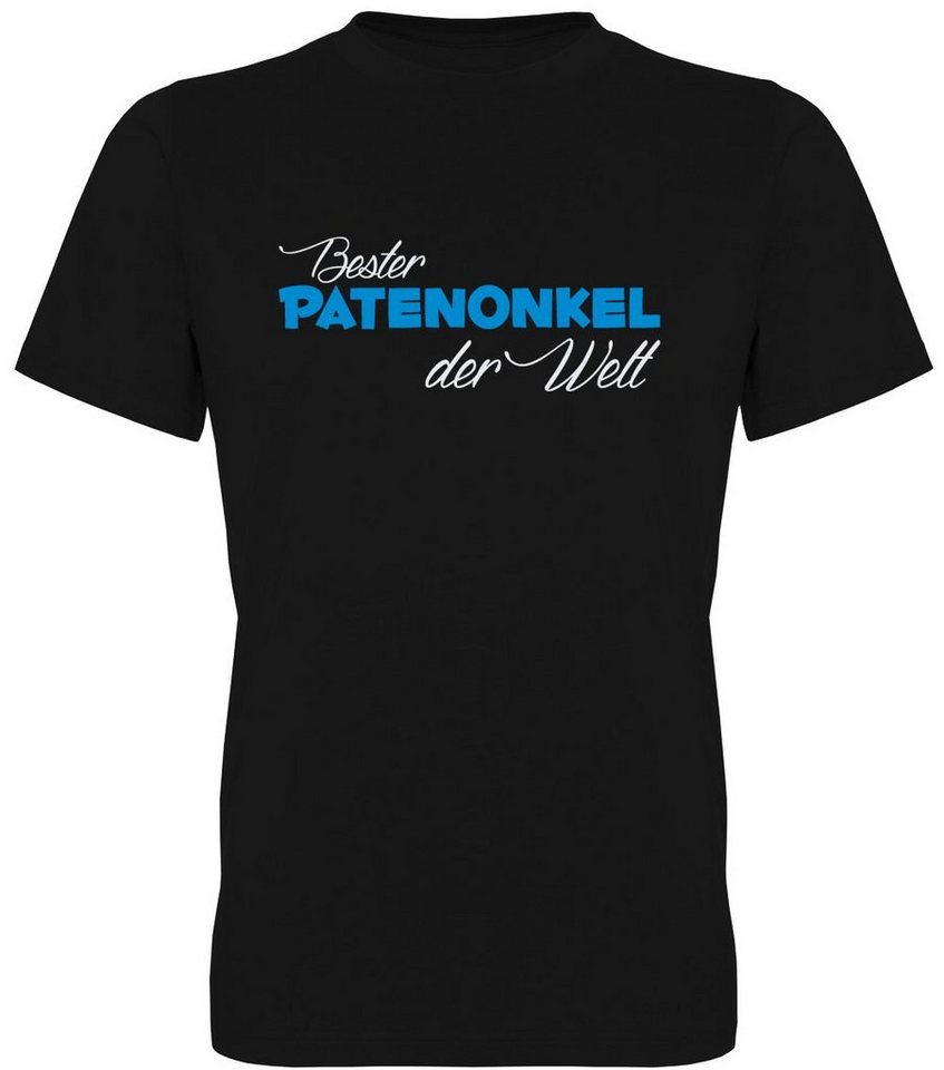 G-graphics T-Shirt Bester Patenonkel der Welt Herren T-Shirt mit Statement / Spruch / Motiv als Frontprint von G-graphics