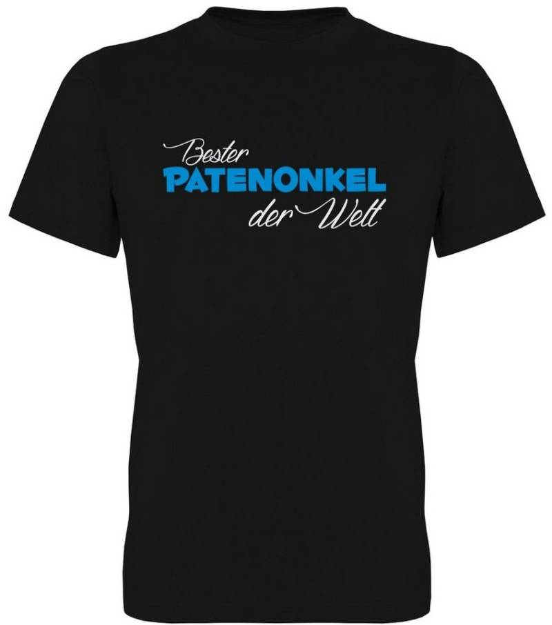 G-graphics T-Shirt Bester Patenonkel der Welt Herren T-Shirt mit Statement / Spruch / Motiv als Frontprint von G-graphics