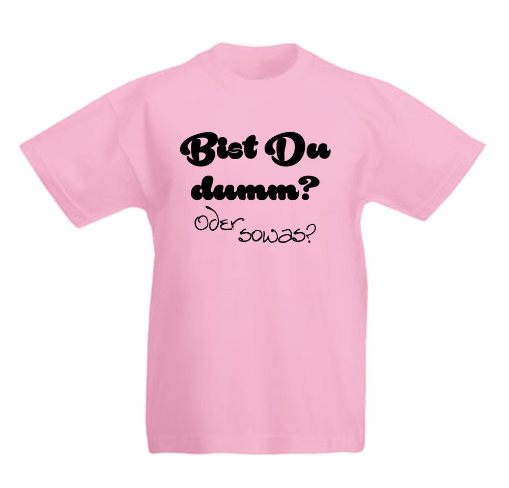 G-graphics T-Shirt Bist Du dumm? Oder sowas? Kinder T-Shirt mit coolem Spruch als Frontprint von G-graphics