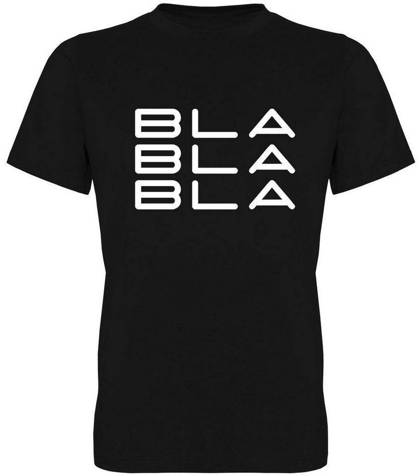 G-graphics T-Shirt Bla Bla Bla Herren T-Shirt mit Statement / Spruch / Motiv als Frontprint von G-graphics