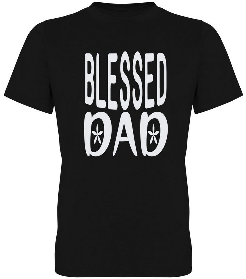 G-graphics T-Shirt Blessed Dad Herren T-Shirt mit Frontprint-Motiv für den besten Papa zum Vatertag von G-graphics