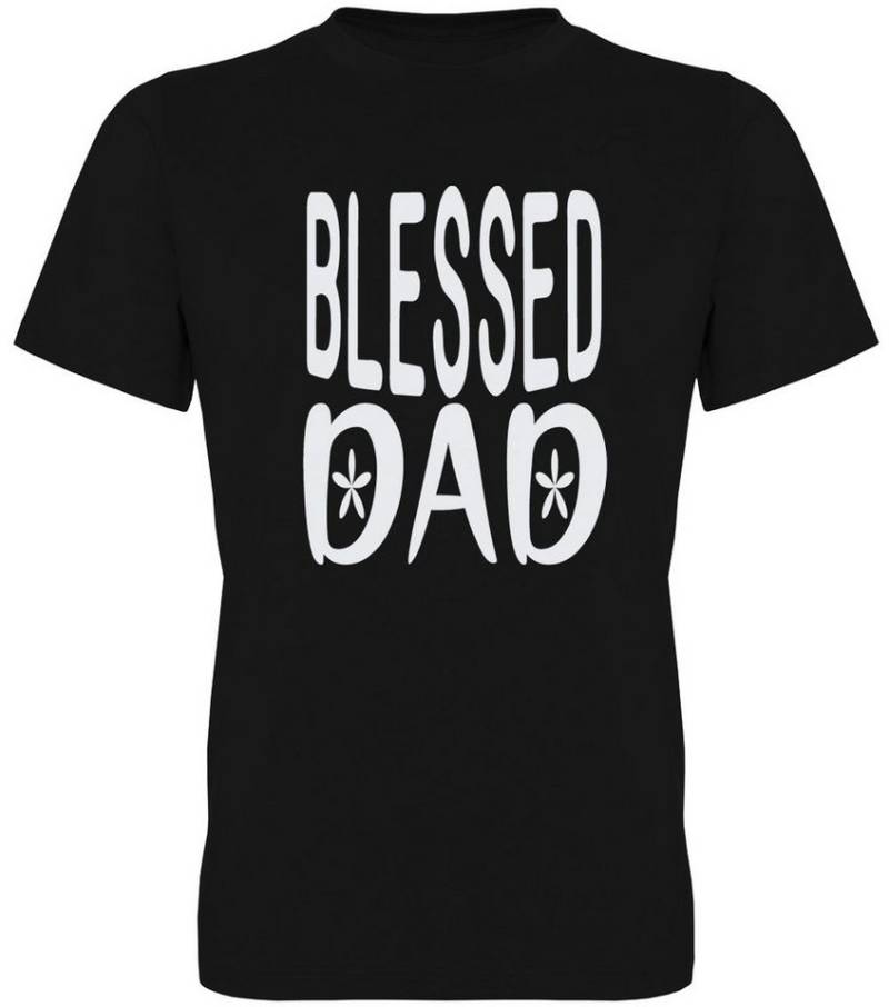 G-graphics T-Shirt Blessed Dad Herren T-Shirt mit Frontprint-Motiv für den besten Papa zum Vatertag von G-graphics