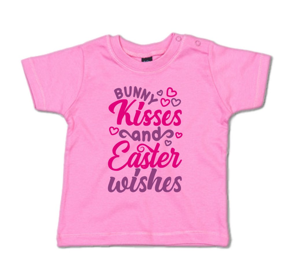 G-graphics T-Shirt Bunny Kisses and easter wishes Baby T-Shirt, mit Spruch / Sprüche / Print / Aufdruck von G-graphics