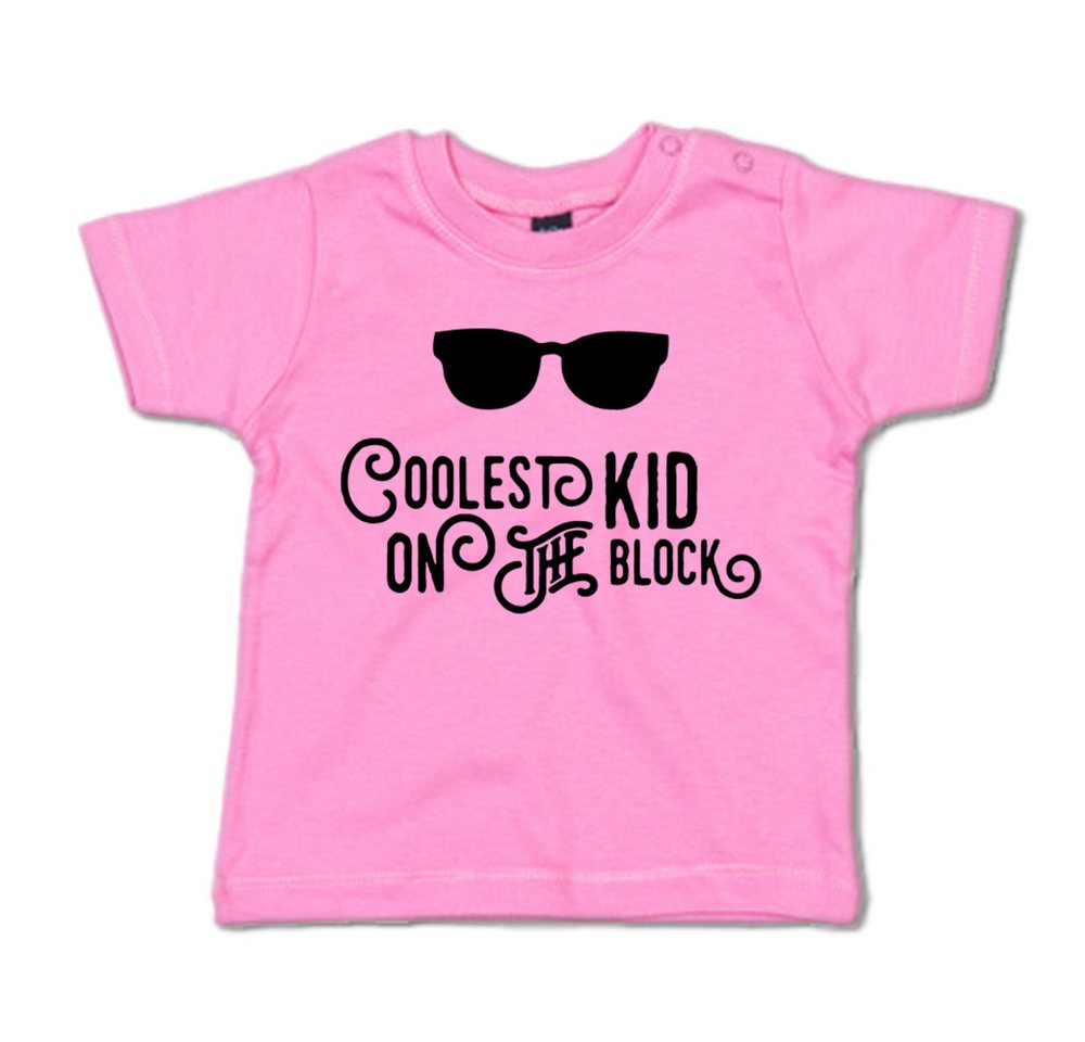G-graphics T-Shirt Cooles Kid on the block Baby T-Shirt mit Spruch für coole Babys von G-graphics