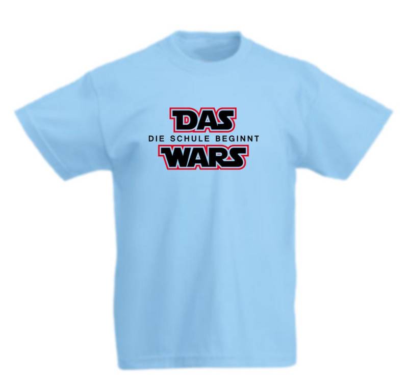 G-graphics T-Shirt DAS WARS – Die Schule beginnt Kinder T-Shirt, mit Motiv zur Einschulung von G-graphics