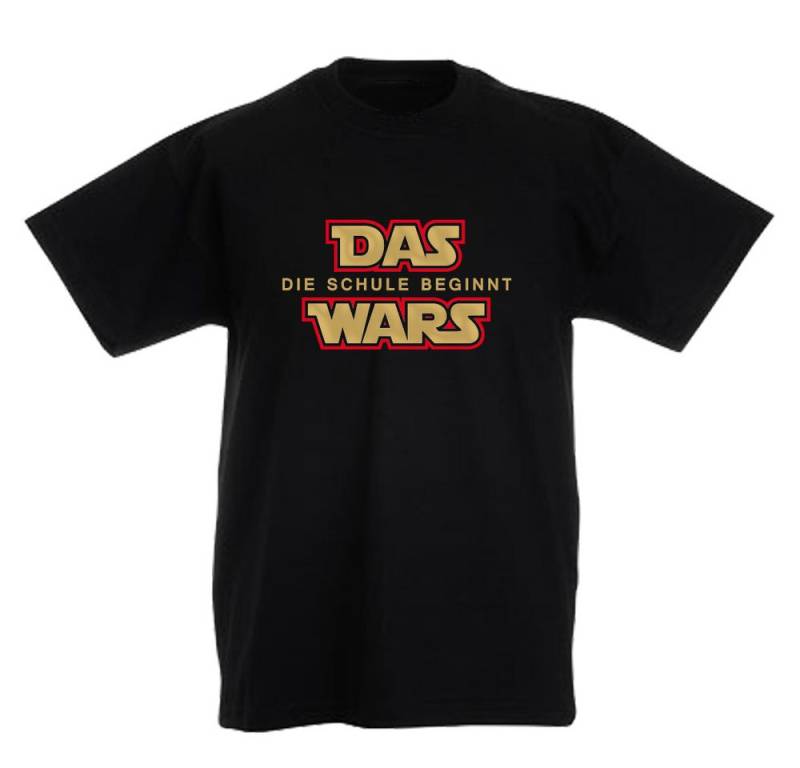 G-graphics T-Shirt DAS WARS – Die Schule beginnt Kinder T-Shirt, mit Motiv zur Einschulung von G-graphics