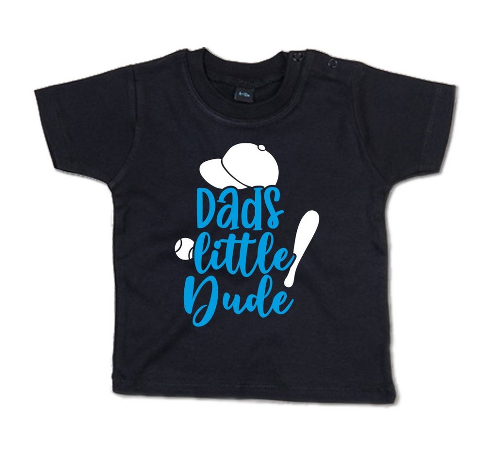 G-graphics T-Shirt Dad´s little Dude Baby T-Shirt, mit Spruch / Sprüche / Print / Aufdruck von G-graphics