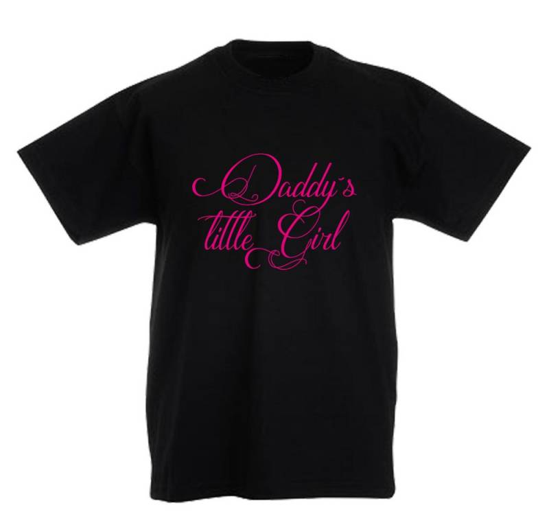 G-graphics T-Shirt Daddy´s little Girl Kinder T-Shirt mit Spruch / Statement von G-graphics
