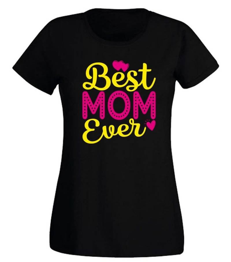 G-graphics T-Shirt Best Mom Ever Slim-fit Damen T-Shirt mit Frontprint-Motiv für die beste Mama von G-graphics