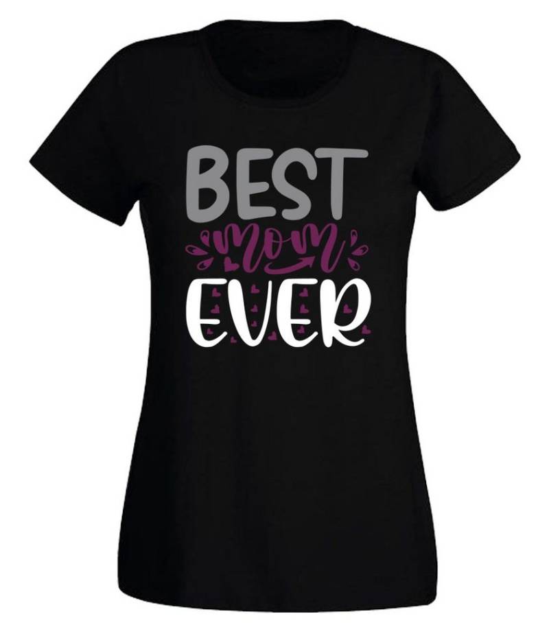 G-graphics T-Shirt Best Mom Ever Slim-fit Damen T-Shirt mit Frontprint-Motiv für die beste Mama von G-graphics