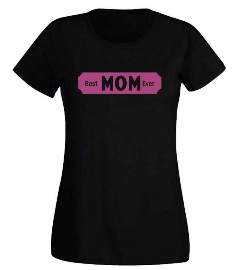G-graphics T-Shirt Best Mom Ever Slim-fit Damen T-Shirt mit Frontprint-Motiv für die beste Mama von G-graphics