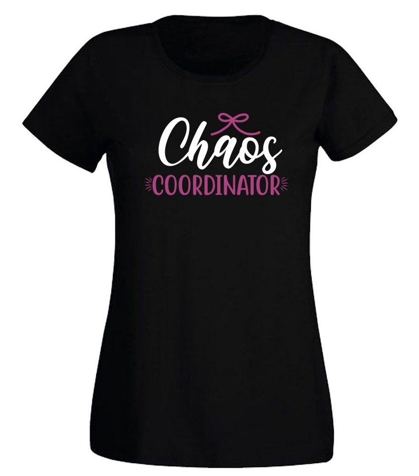 G-graphics T-Shirt Chaos Coordinator Slim-fit- Damen T-Shirt mit Frontprint-Motiv für die beste Mama von G-graphics