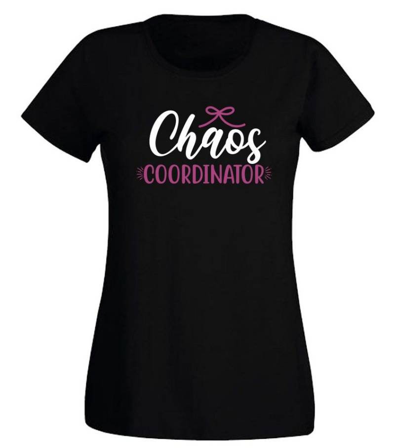 G-graphics T-Shirt Chaos Coordinator Slim-fit- Damen T-Shirt mit Frontprint-Motiv für die beste Mama von G-graphics