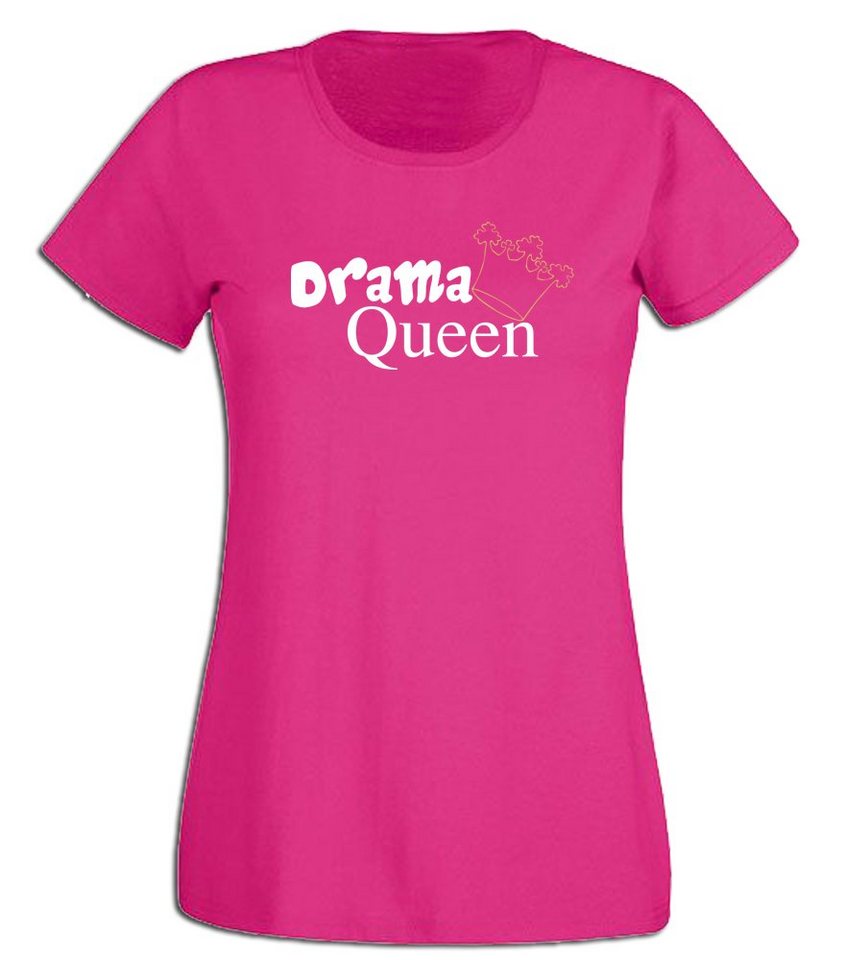 G-graphics T-Shirt Damen T-Shirt - Drama Queen mit trendigem Frontprint, Slim-fit, Aufdruck auf der Vorderseite, Spruch/Sprüche/Print/Motiv, für jung & alt von G-graphics