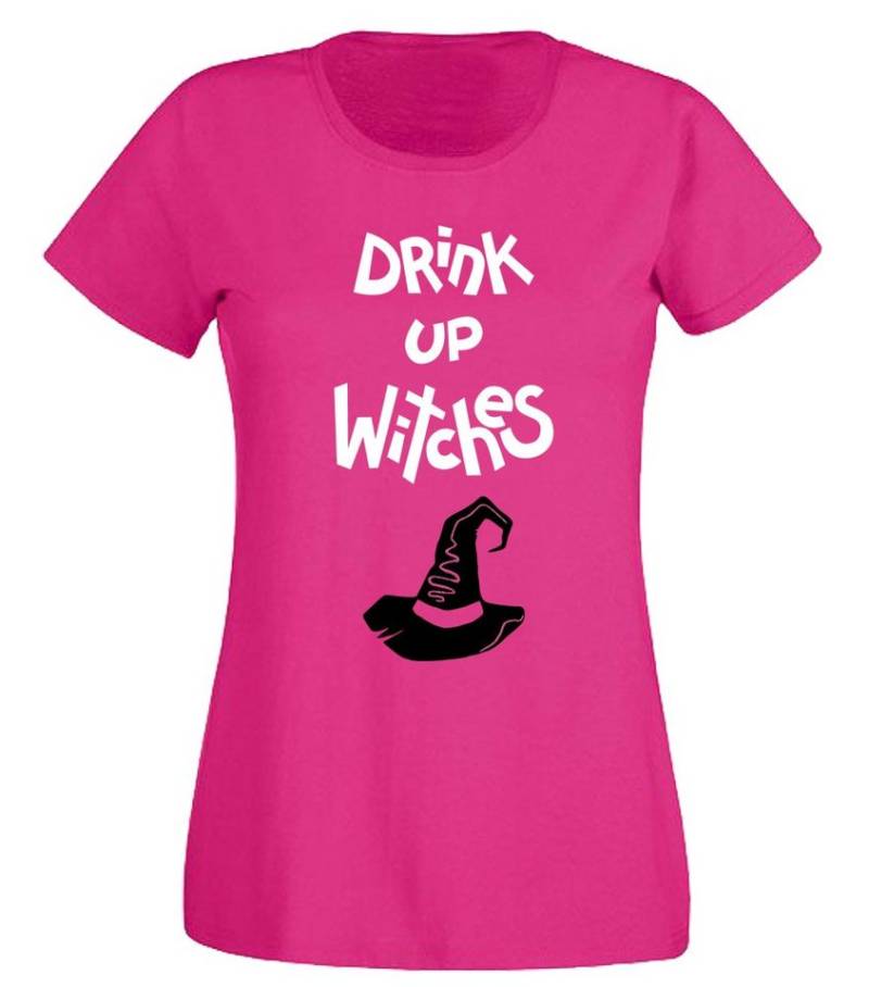 G-graphics T-Shirt Drink up Witches Slim-fit- Damen T-Shirt perfekt für den nächsten Mädels- & Partyabend von G-graphics