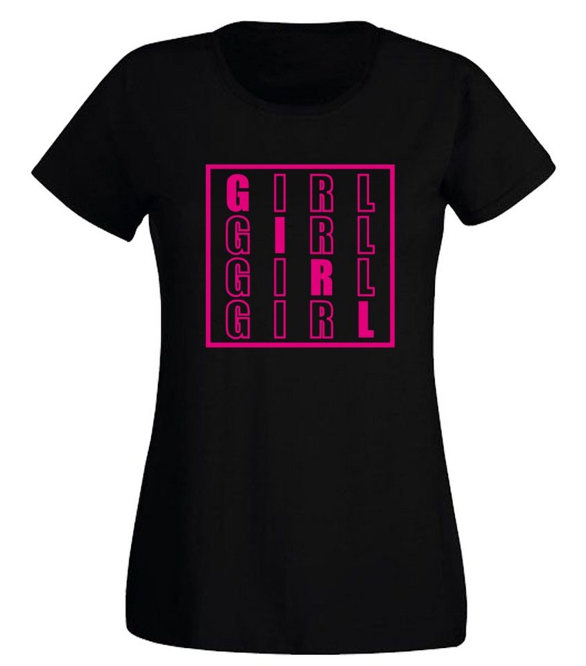 G-graphics T-Shirt Damen T-Shirt - Girl Slim-fit, mit trendigem Frontprint, Aufdruck auf der Vorderseite, Spruch/Sprüche/Print/Motiv, für jung & alt von G-graphics