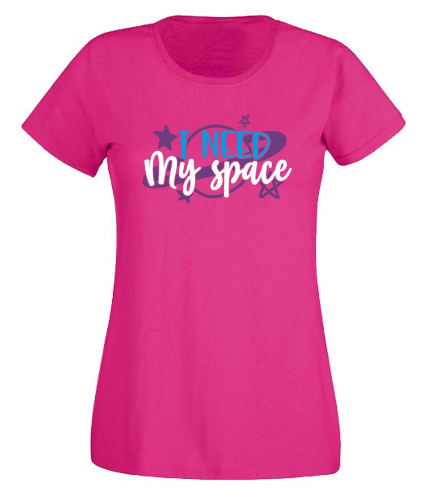 G-graphics T-Shirt Damen T-Shirt - I need my space Slim-fit, mit trendigem Frontprint, Aufdruck auf der Vorderseite, Spruch/Sprüche/Print/Motiv, für jung & alt von G-graphics