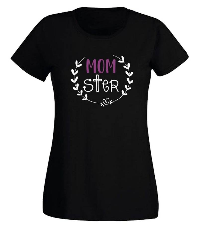 G-graphics T-Shirt MOMster Slim-fit Damen T-Shirt mit Frontprint-Motiv für die beste Mama von G-graphics