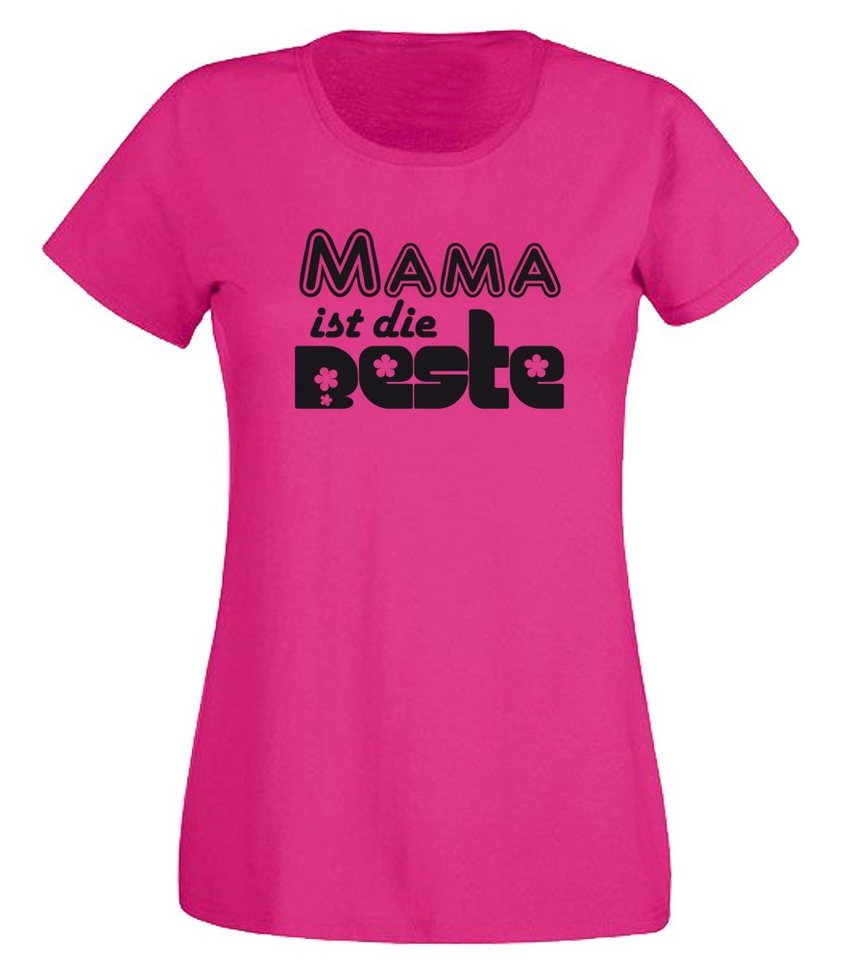 G-graphics T-Shirt Damen T-Shirt - Mama ist die Beste mit trendigem Frontprint, Slim-fit, Aufdruck auf der Vorderseite, Spruch/Sprüche/Print/Motiv, für jung & alt von G-graphics