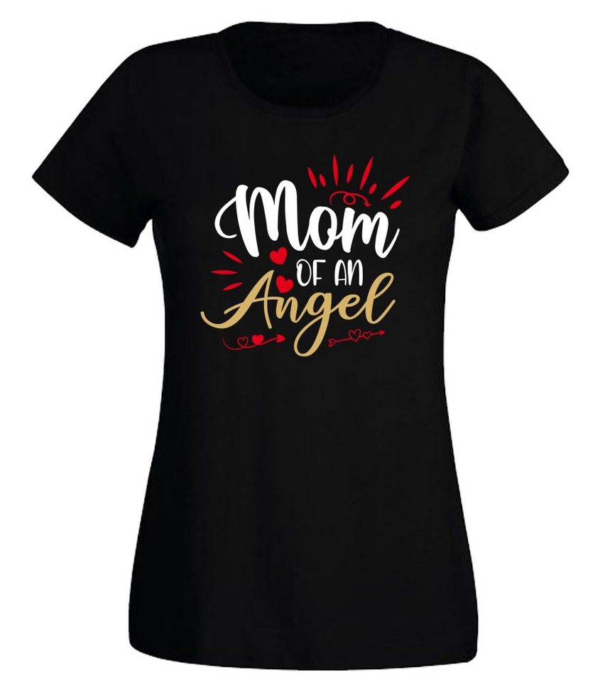 G-graphics T-Shirt Mom of an Angel Slim-fit Damen T-Shirt mit Frontprint-Motiv für die beste Mama von G-graphics