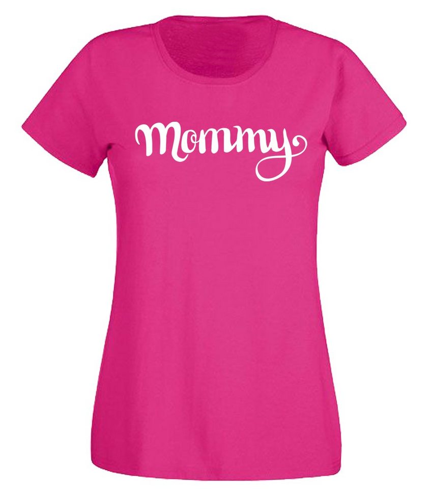 G-graphics T-Shirt Damen T-Shirt - Mommy mit trendigem Frontprint, Aufdruck auf der Vorderseite, Spruch/Sprüche/Print/Motiv, für jung & alt, Slim-fit von G-graphics