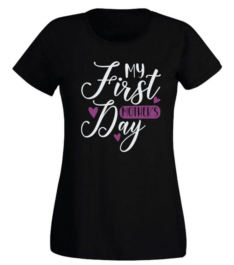 G-graphics T-Shirt My first mother´s day (Mein erster Muttertag) Slim-fit Damen T-Shirt mit Frontprint-Motiv für die beste Mama von G-graphics