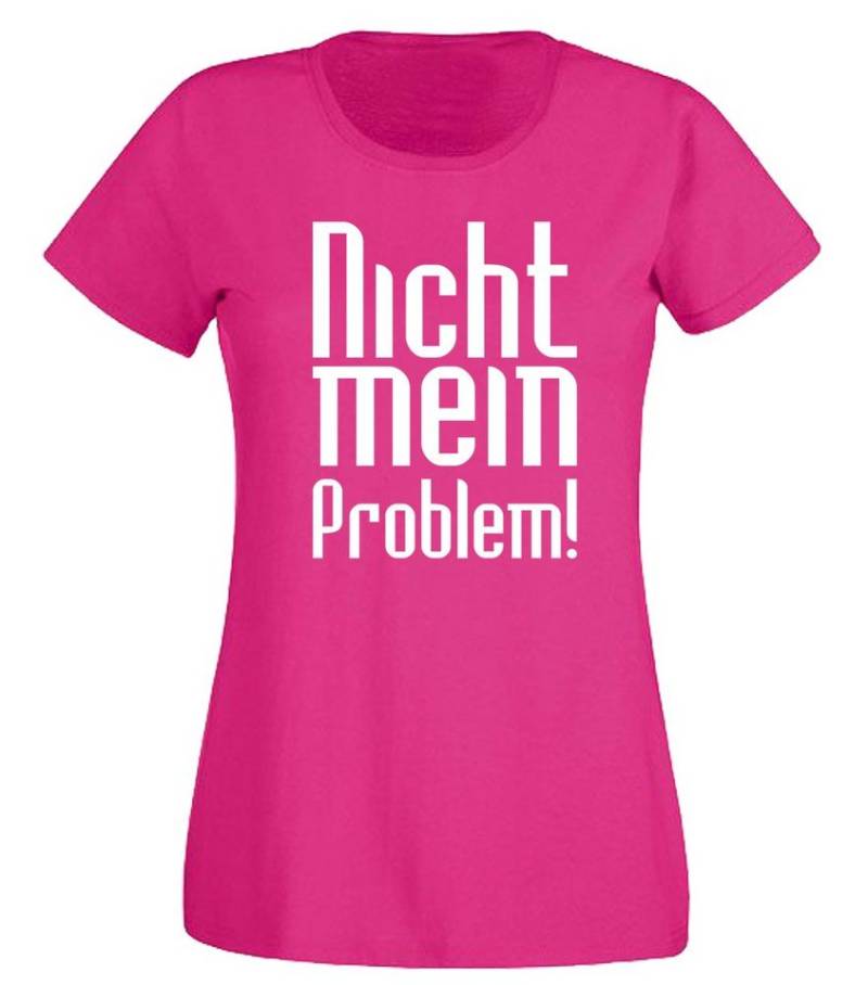 G-graphics T-Shirt Nicht mein Problem! Slim-fit- Damen T-Shirt mit Statement / Spruch als Frontprint von G-graphics