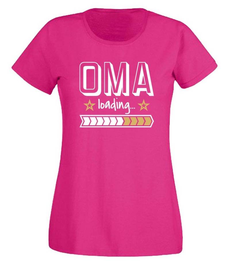 G-graphics T-Shirt Oma loading … Slim-fit- Damen T-Shirt mit Spruch für werdende Omas von G-graphics