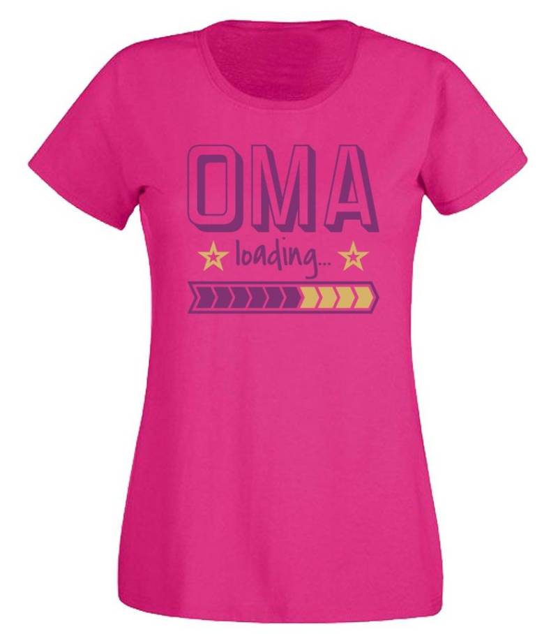 G-graphics T-Shirt Oma loading … Slim-fit- Damen T-Shirt mit Spruch für werdende Omas von G-graphics