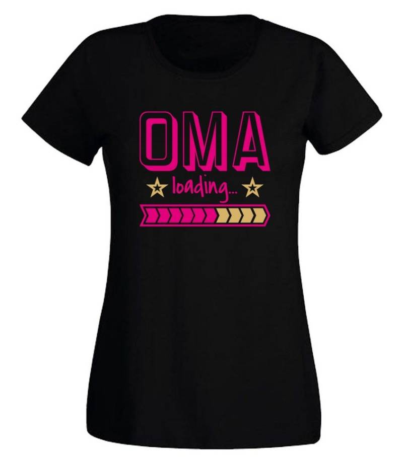 G-graphics T-Shirt Oma loading … Slim-fit- Damen T-Shirt mit Spruch für werdende Omas von G-graphics