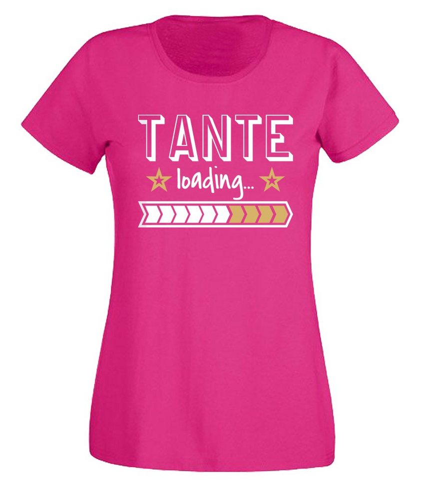 G-graphics T-Shirt Tante loading … Slim-fit- Damen T-Shirt mit Spruch für werdende Tante von G-graphics