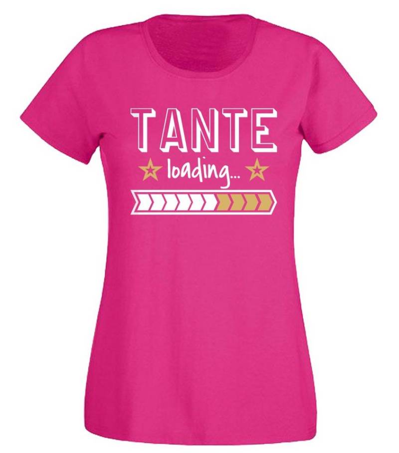 G-graphics T-Shirt Tante loading … Slim-fit- Damen T-Shirt mit Spruch für werdende Tante von G-graphics