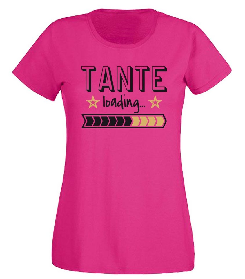 G-graphics T-Shirt Tante loading … Slim-fit- Damen T-Shirt mit Spruch für werdende Tante von G-graphics