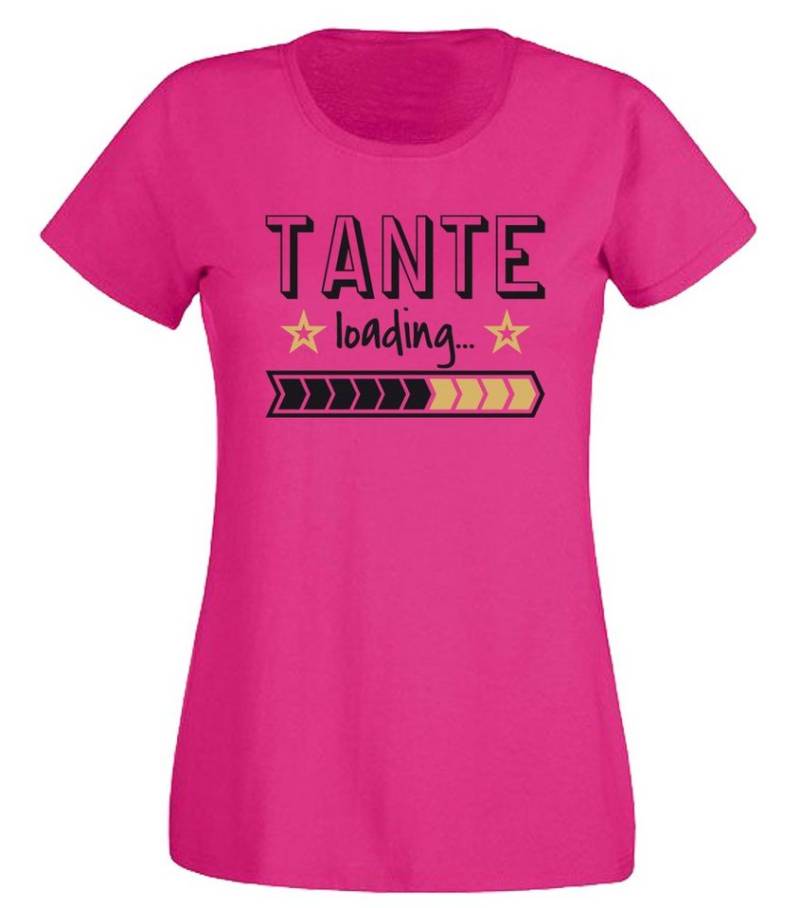 G-graphics T-Shirt Tante loading … Slim-fit- Damen T-Shirt mit Spruch für werdende Tante von G-graphics