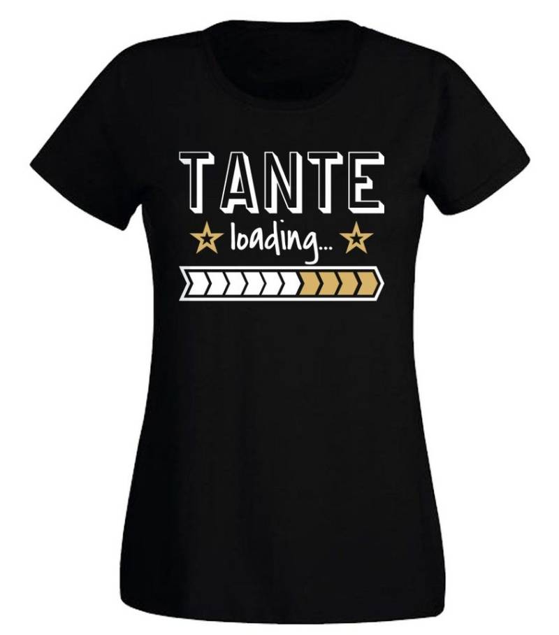 G-graphics T-Shirt Tante loading … Slim-fit- Damen T-Shirt mit Spruch für werdende Tante von G-graphics