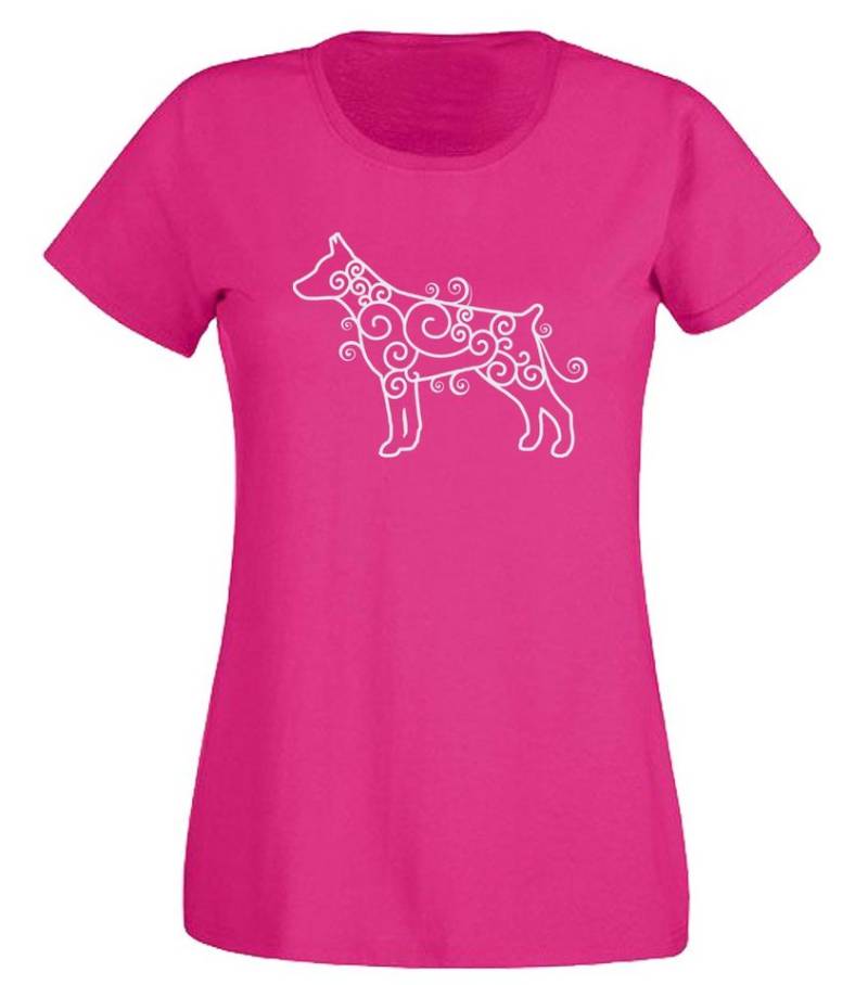 G-graphics T-Shirt Tribalhund - Schäferhund Slim-fit Damen T-Shirt mit einem Print für die echte Hundemamas von G-graphics