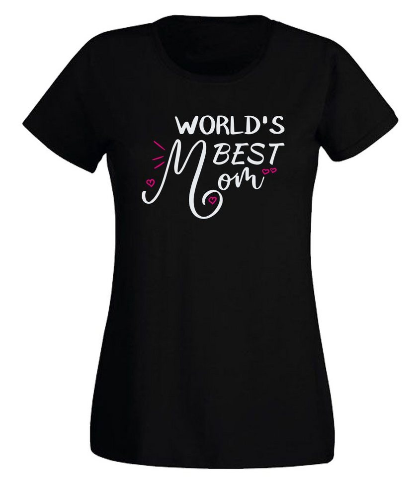 G-graphics T-Shirt World´s best Mom Slim-fit Damen T-Shirt mit Frontprint-Motiv für die beste Mama von G-graphics