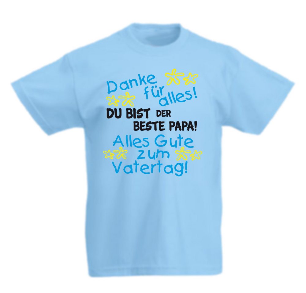 G-graphics T-Shirt Danke für alles! Du bist der beste Papa! Alles Gute zum Vatertag! Kinder T-Shirt mit coolem Spruch als Frontprint von G-graphics