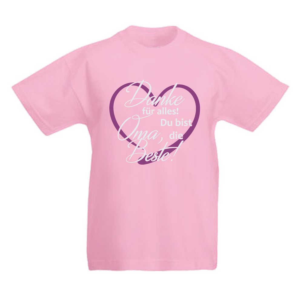 G-graphics T-Shirt Danke für alles! Oma, Du bist die Beste! Kinder T-Shirt mit coolem Spruch als Frontprint von G-graphics