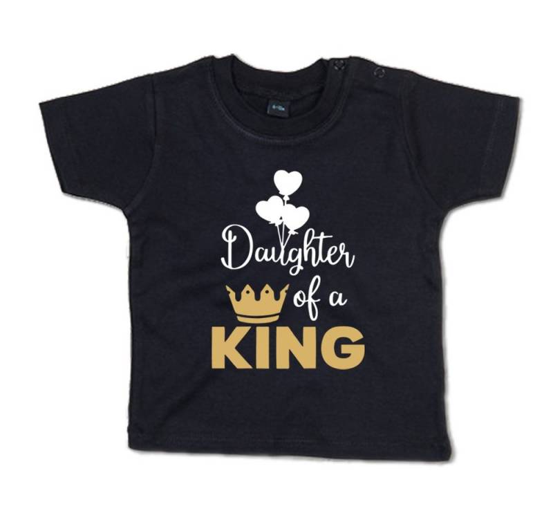 G-graphics T-Shirt Daughter of a King Baby T-Shirt mit Spruch als Geschenk von G-graphics