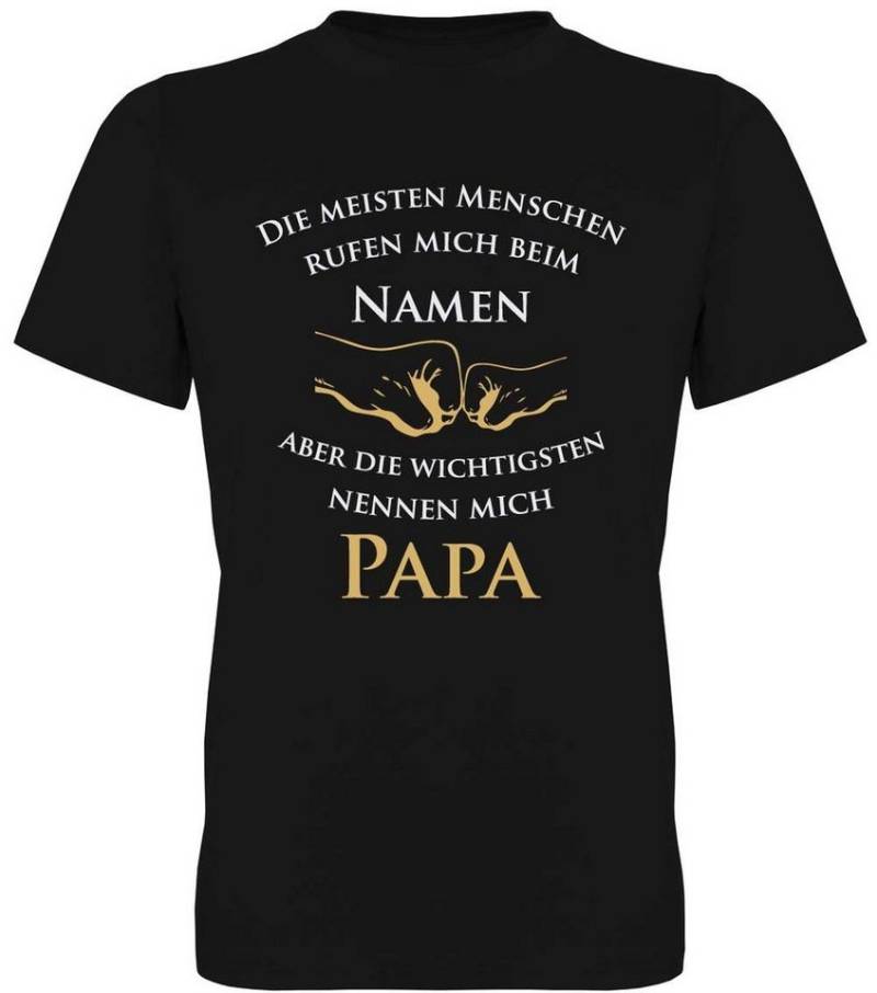 G-graphics T-Shirt Die meisten rufen mich beim Namen, die wichtigsten nennen mich Papa Herren T-Shirt mit Frontprint-Motiv für den besten Papa zum Vatertag von G-graphics